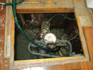 Leak inside house