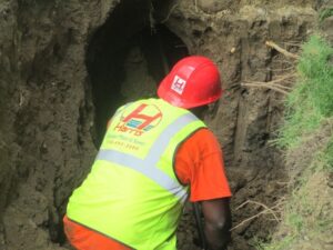 Tunneling for new water line