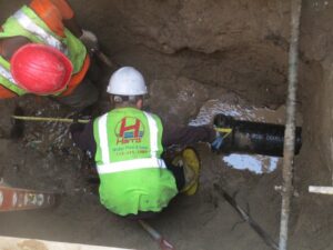 Cast Iron sewer repair