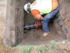 Curb Valve installation