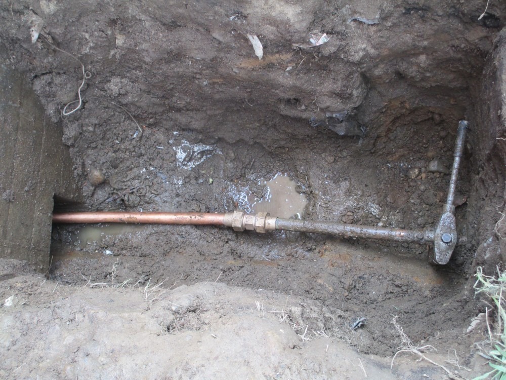 New Water Pipe Line Connecting With Existing Water Line 100