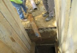 Clay sewer pipe