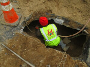 Tunnels for new water line