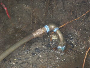 Successful tap hole repair 
