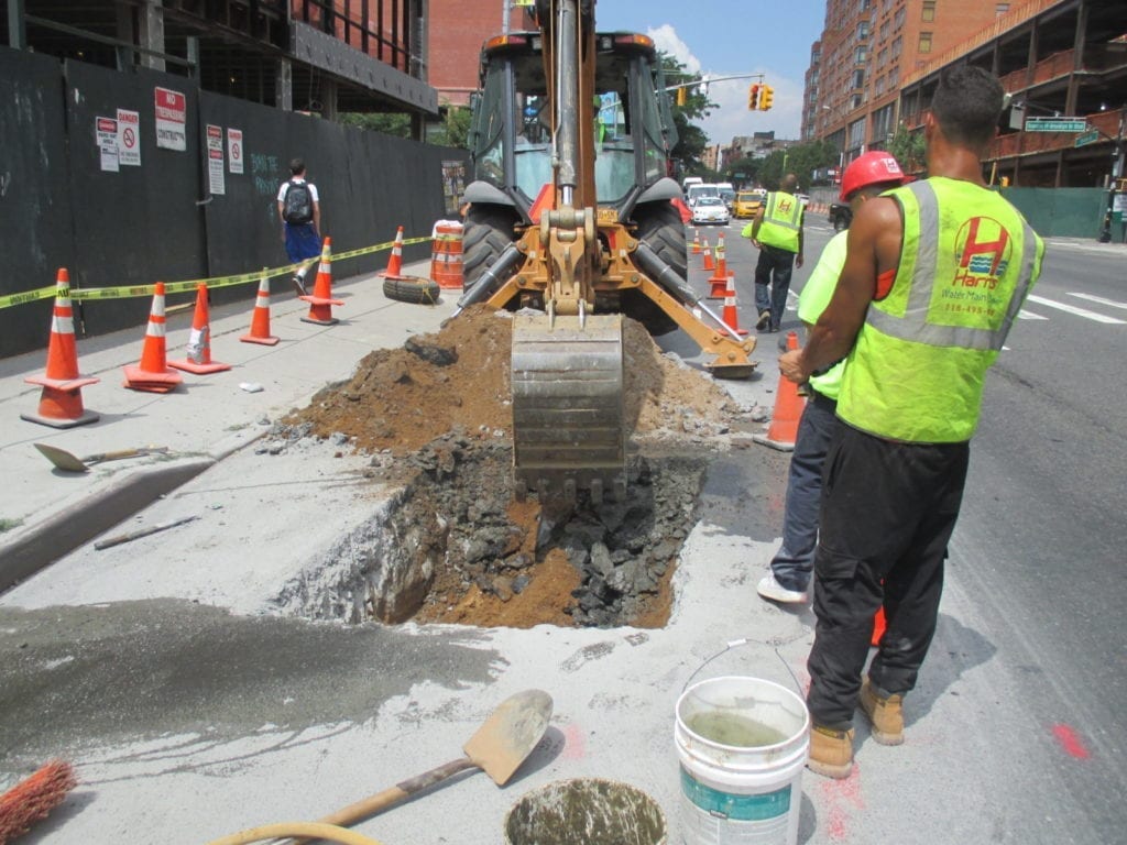 Harris begins opening roadway