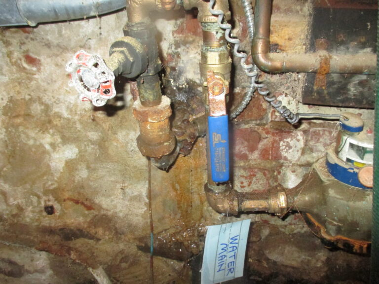 Leaking at neighbors wall