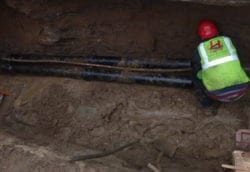 Installing storm sewer