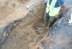 Old water main disconnected
