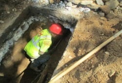 Making water main tunnels