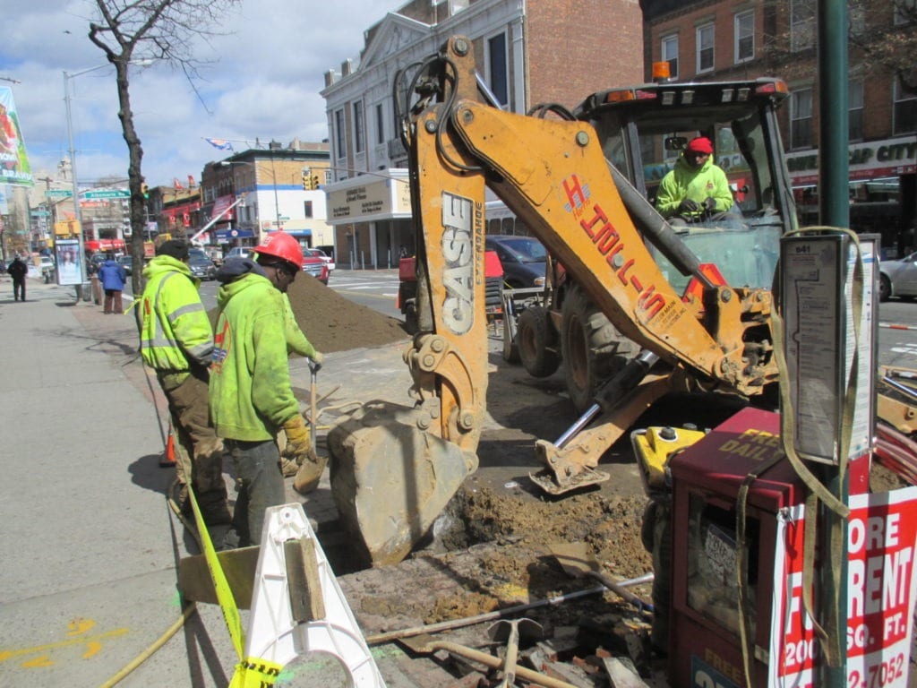 sewer repair sidewalk