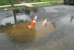 Leak in street