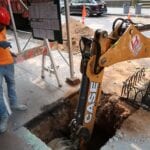 Dig for new sewer line in NYC