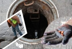 Sewer dye test