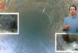 Sewer camera inspection