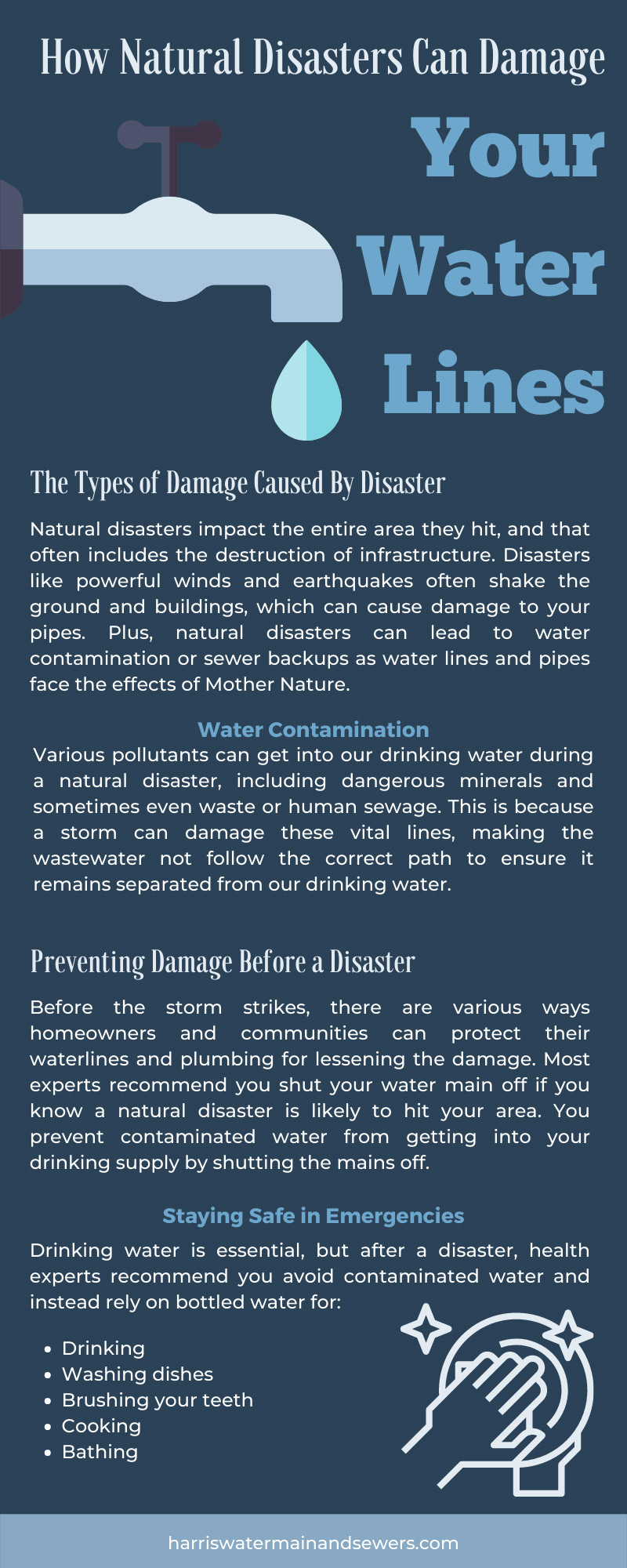 How Natural Disasters Can Damage Your Water Lines